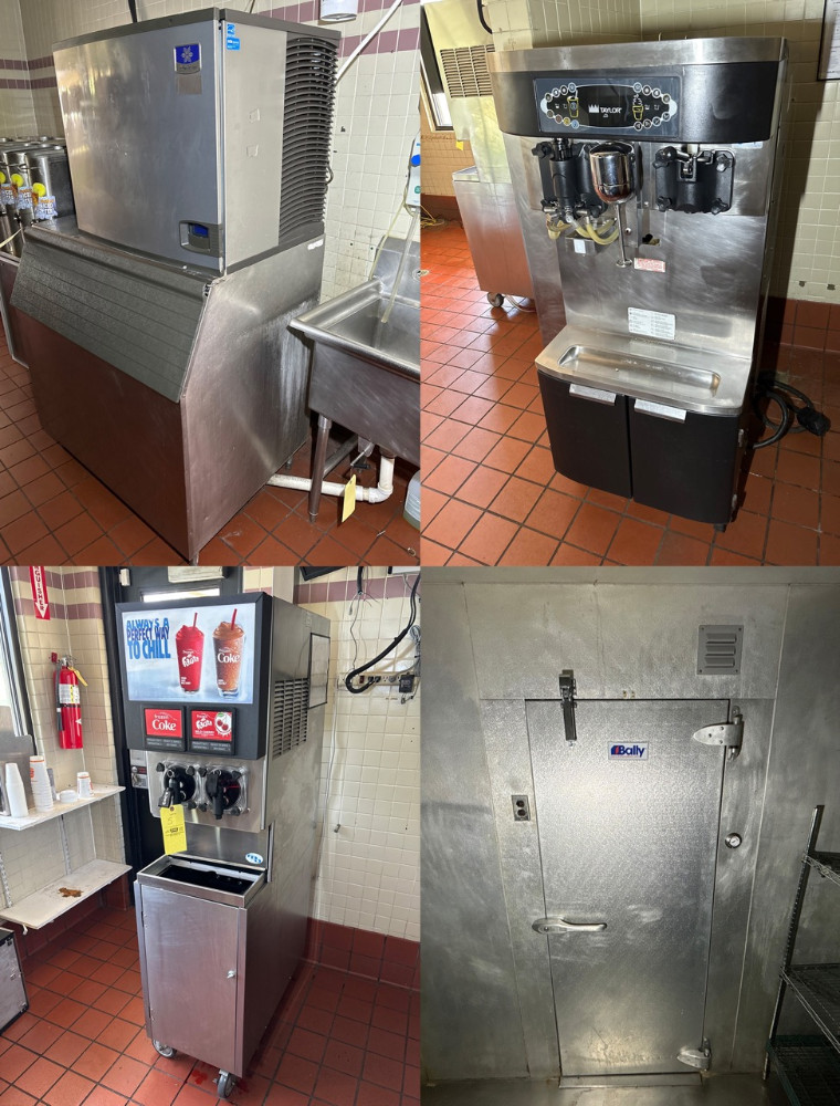 Restaurant Equipment, WalkIn Cooler/Freezer, Ice Maker, And More Howland, OH KIKO Auctions
